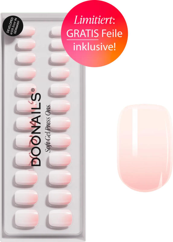 Doonails Soft Gel Press Ons Babyboomer