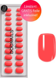Doonails Soft Gel Press Ons Sunset Coral