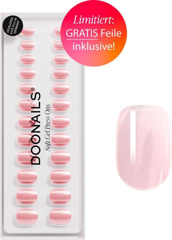 Doonails Soft Gel Press Ons Jet Set