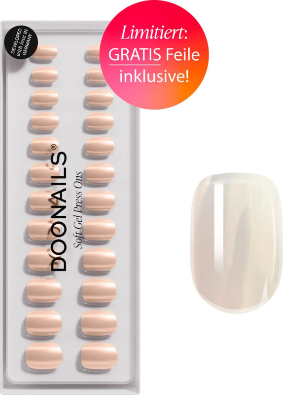 Doonails Soft Gel Press Ons Toffee