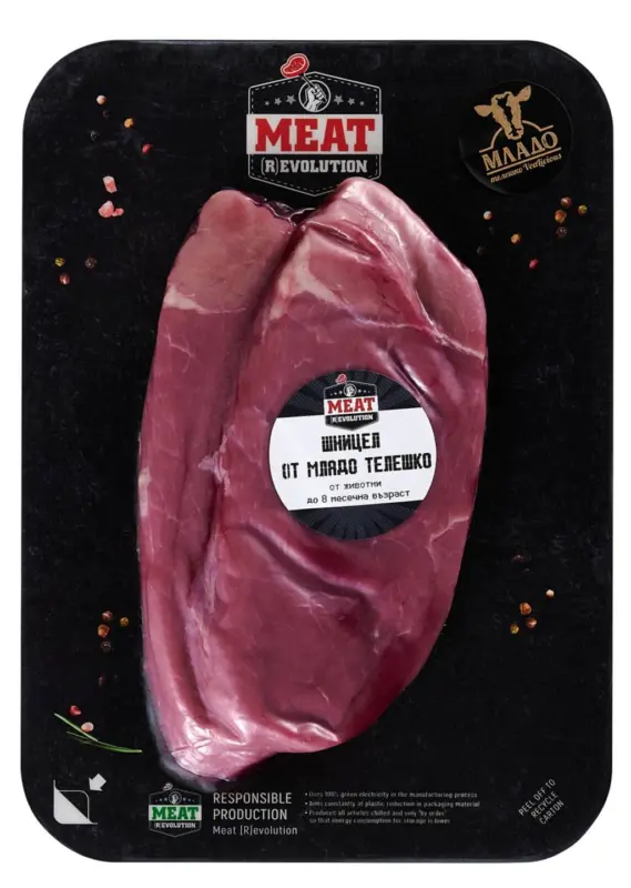 Шницел от младо телешко