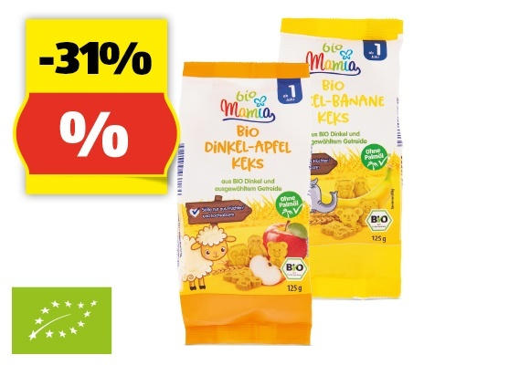 MAMIA BIO BIO-Dinkelkeks, 125 g