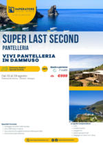 Imperatore Viaggi 2025 Super Last Second - Vivi Pantelleria in Dammuso - al 09.08.2025