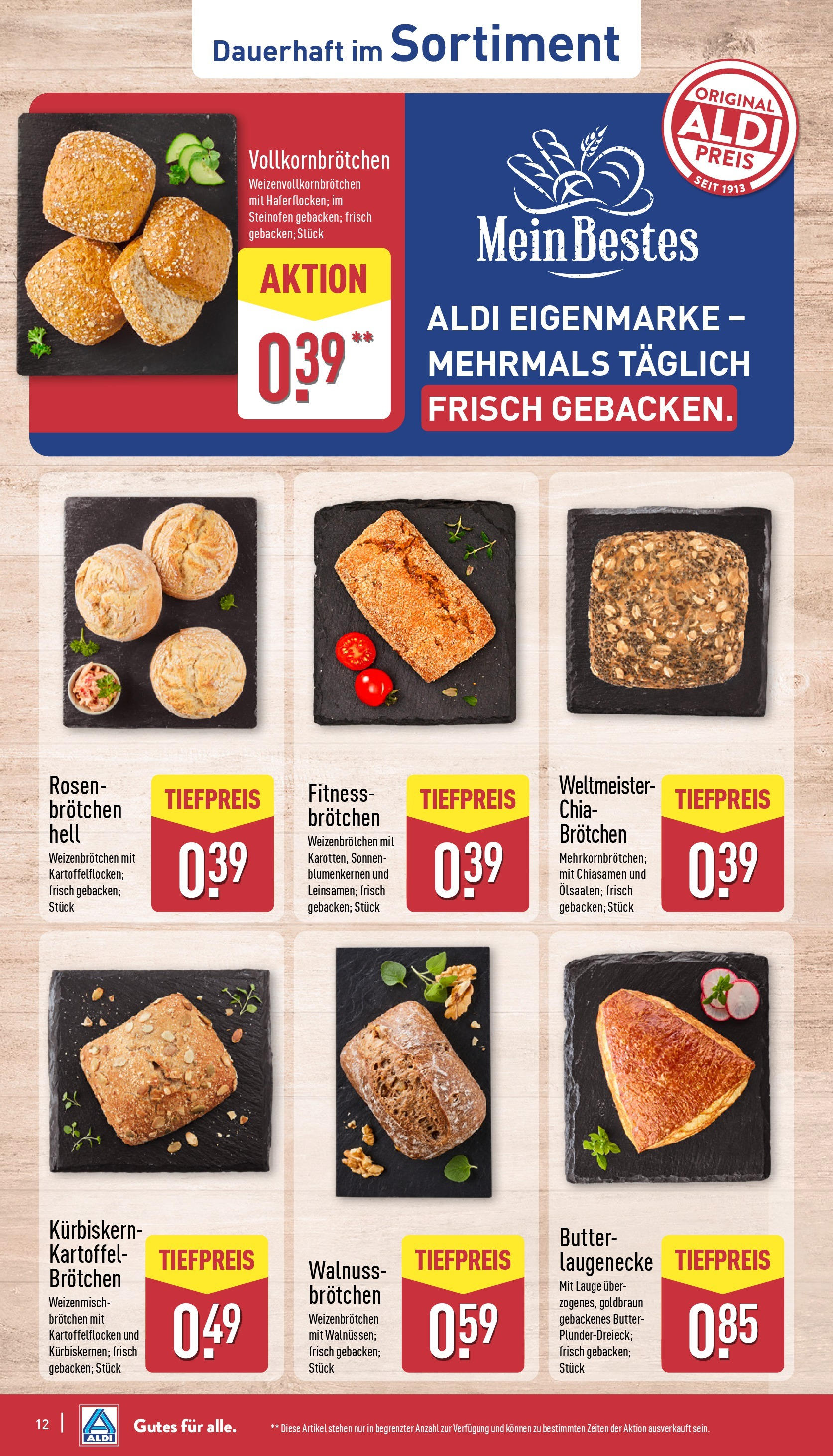 Aldi Prospekt 	 (ab 11.08.2025) » Angebote Online | Seite: 12 | Produkte: Butter