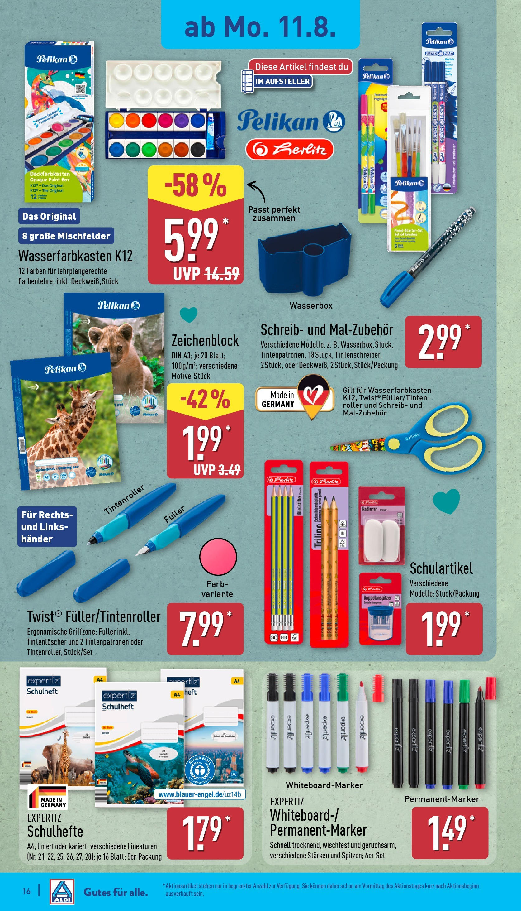 Aldi Prospekt 	 (ab 11.08.2025) » Angebote Online | Seite: 16 | Produkte: Box