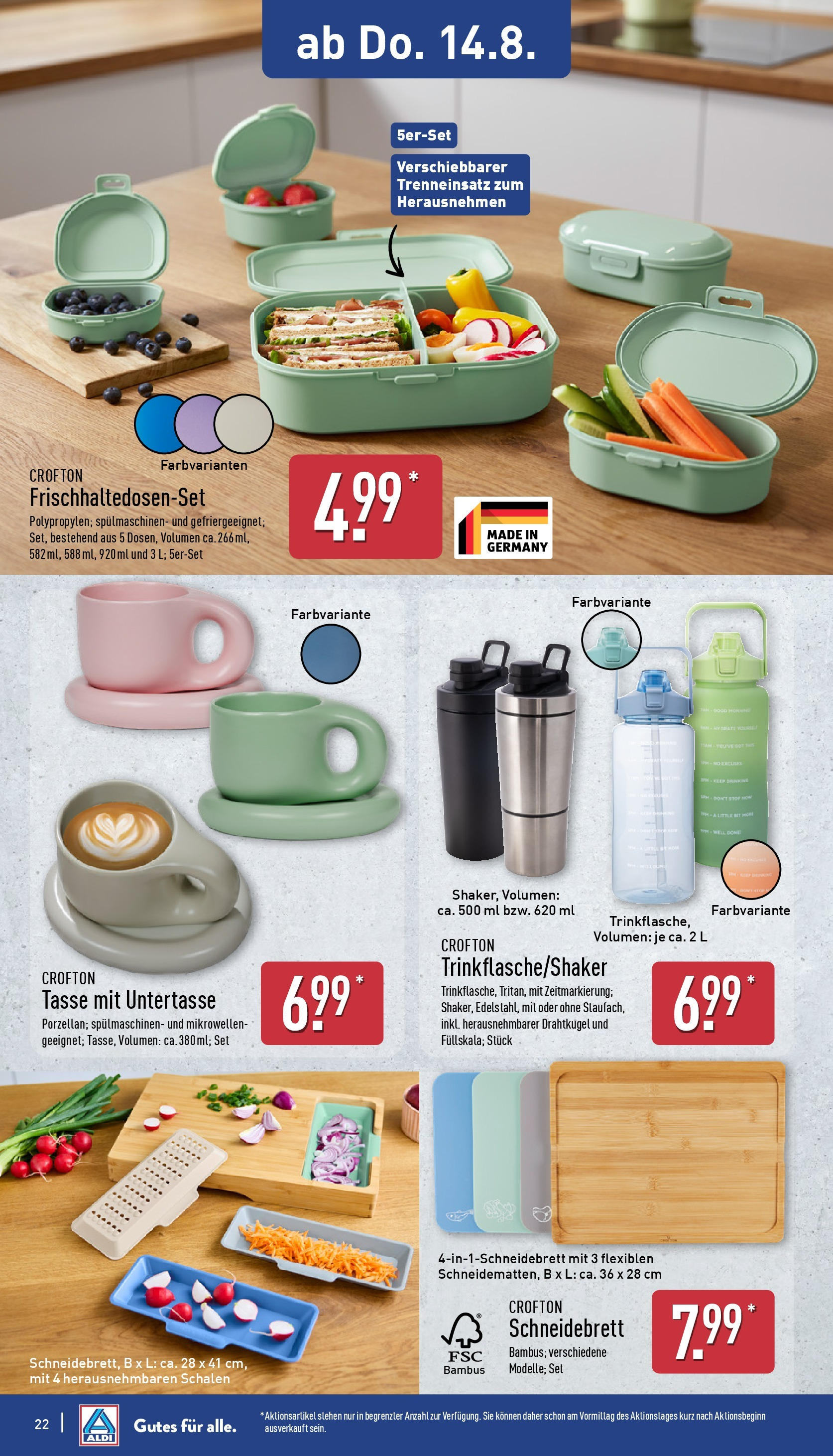 Aldi Prospekt 	 (ab 11.08.2025) » Angebote Online | Seite: 22