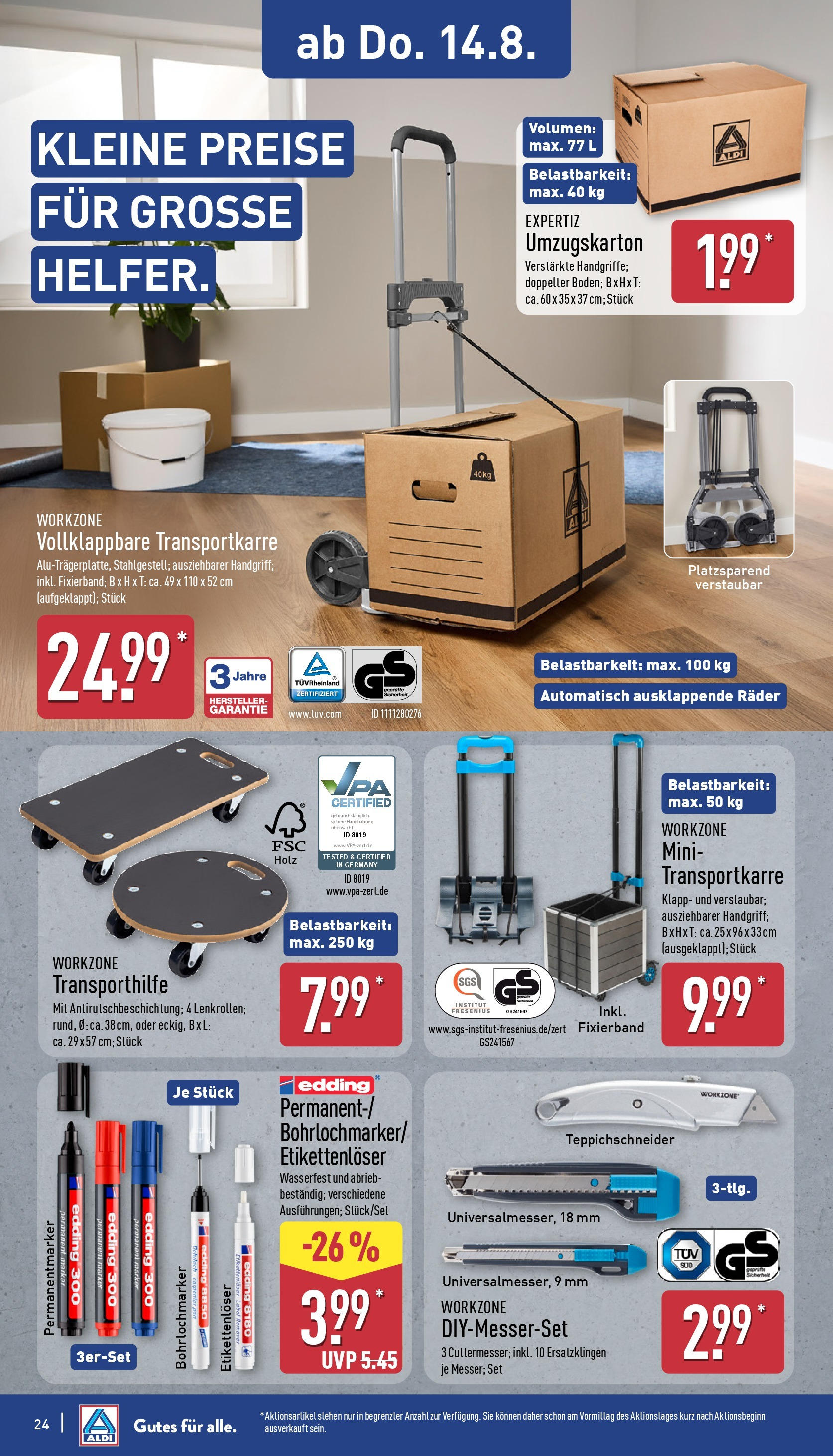 Aldi Prospekt 	 (ab 11.08.2025) » Angebote Online | Seite: 24