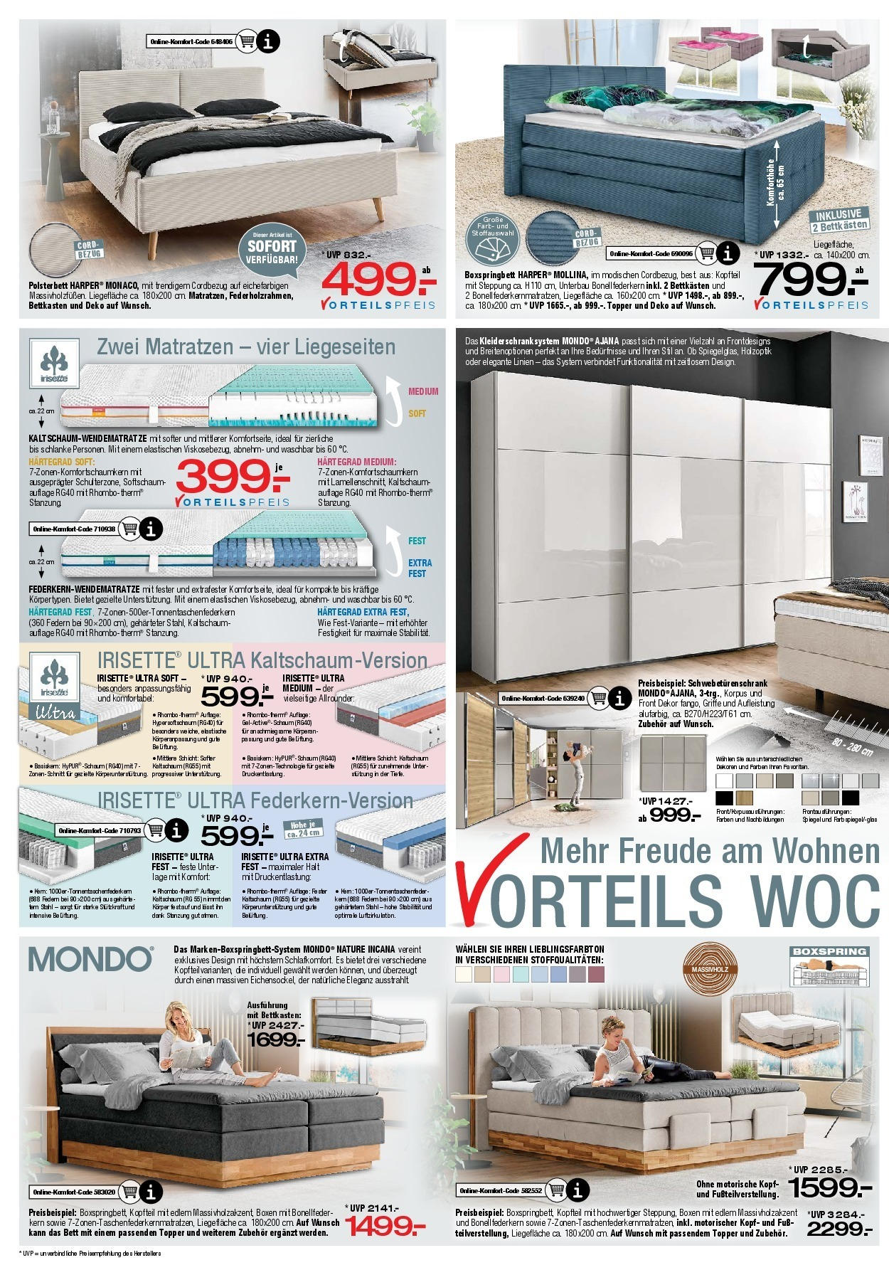 Ostermann - Möbel Ostermann: Neue Möbel wirken Wunder. (ab 01.08.2025) zum Blättern | Seite: 7 | Produkte: Bett, Kleiderschrank, Boxspringbett, Tür Ostermann - Möbel Ostermann: Neue Möbel wirken Wunder. (ab 01.08.2025) zum Blättern | Seite: 7 | Produkte: Bett, Kleiderschrank, Boxspringbett, Tür