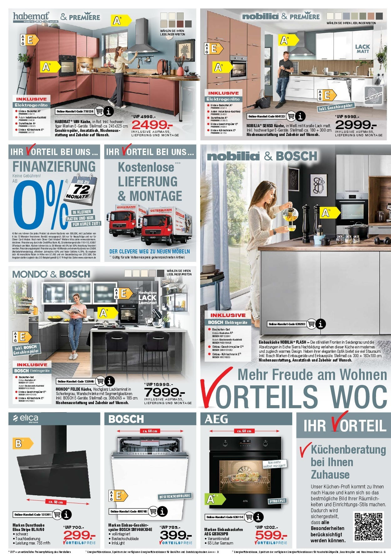 Ostermann - Möbel Ostermann: Neue Möbel wirken Wunder. (ab 01.08.2025) zum Blättern | Seite: 9 | Produkte: AEG, Einbauküche, Küche, Kühlschrank Ostermann - Möbel Ostermann: Neue Möbel wirken Wunder. (ab 01.08.2025) zum Blättern | Seite: 9 | Produkte: AEG, Einbauküche, Küche, Kühlschrank