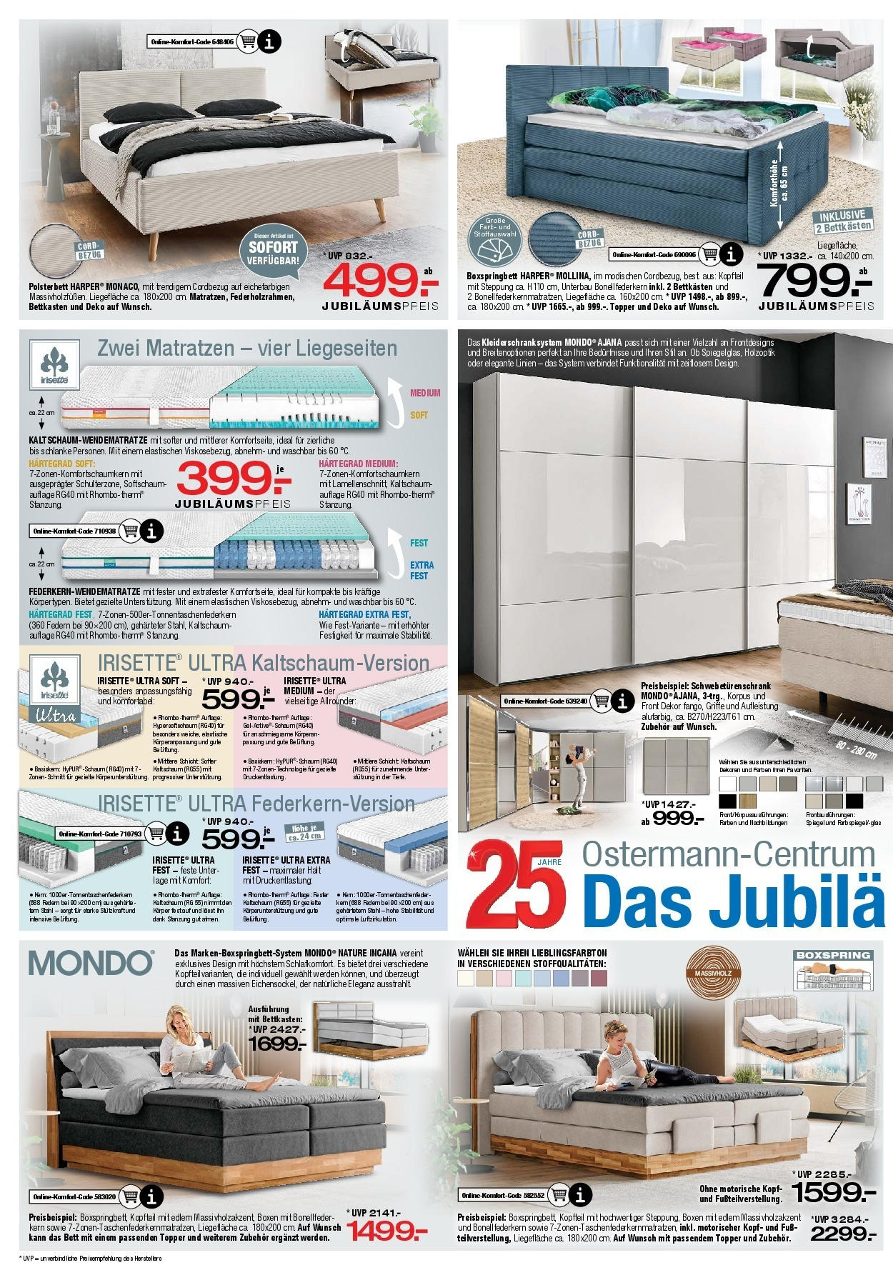 Ostermann - Möbel Ostermann: Neue Möbel wirken Wunder. (ab 01.08.2025) zum Blättern | Seite: 7 | Produkte: Kleiderschrank, Boxspringbett, Topper, Tür Ostermann - Möbel Ostermann: Neue Möbel wirken Wunder. (ab 01.08.2025) zum Blättern | Seite: 7 | Produkte: Kleiderschrank, Boxspringbett, Topper, Tür