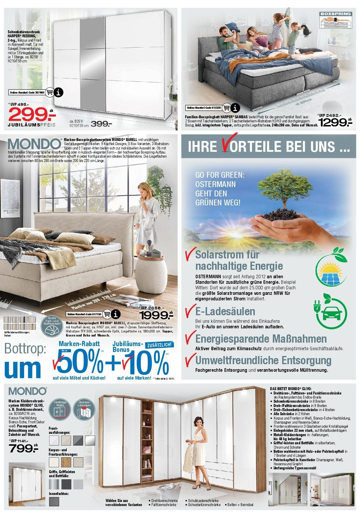 Ostermann - Möbel Ostermann: Neue Möbel wirken Wunder. (ab 01.08.2025) zum Blättern | Seite: 8 | Produkte: Kleiderschrank, Boxspringbett, Tür, Kuchen Ostermann - Möbel Ostermann: Neue Möbel wirken Wunder. (ab 01.08.2025) zum Blättern | Seite: 8 | Produkte: Kleiderschrank, Boxspringbett, Tür, Kuchen