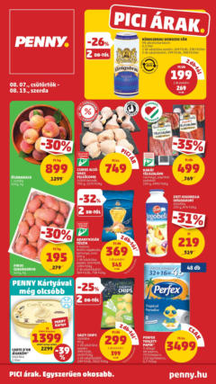 PENNY Akciós újság - amely érvényes a következő dátumtól: 07.08.2025