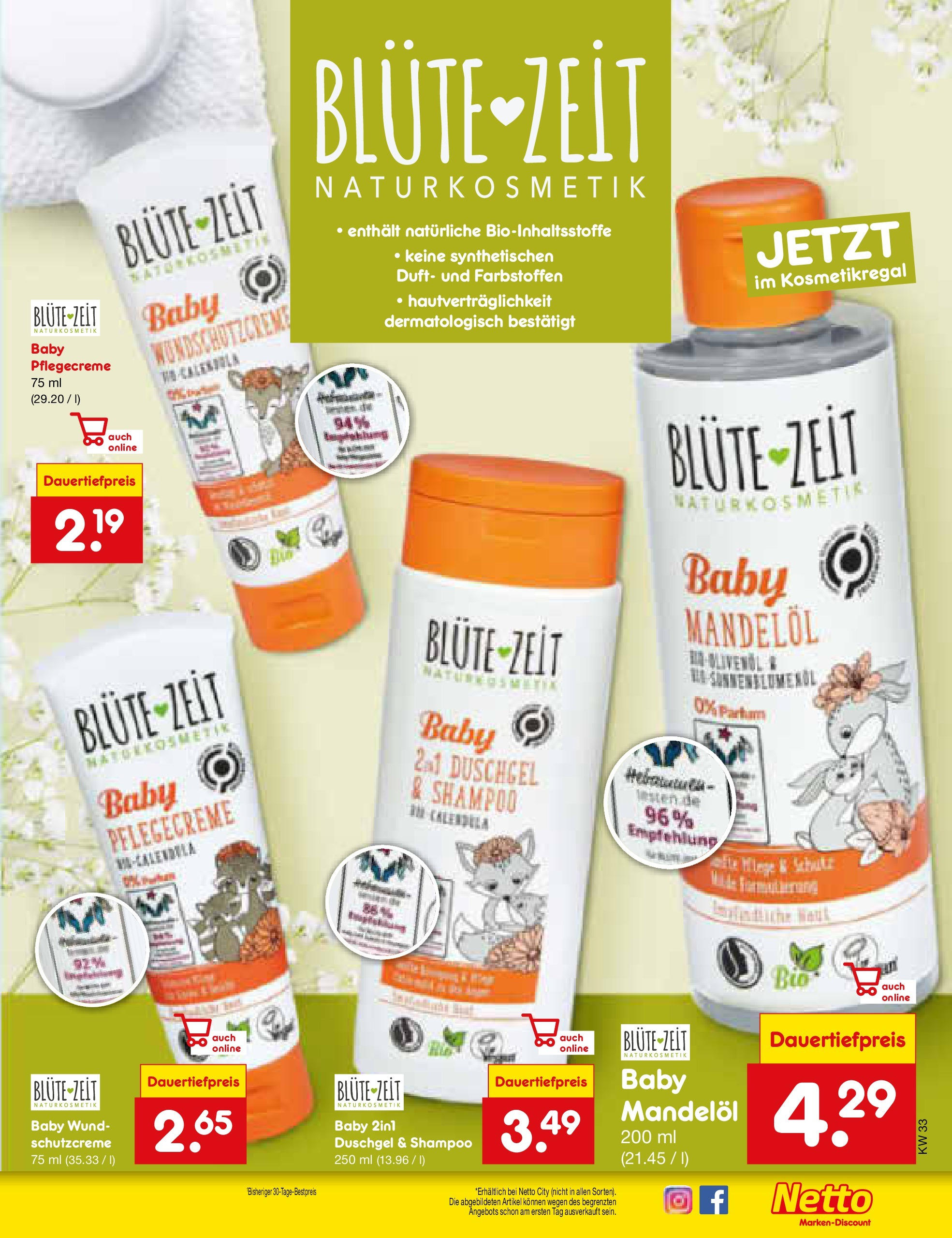 Netto Marken-Discount prospekt Witzenhausen (ab 07.08.2025) » Angebote | Seite: 39 | Produkte: Sonnenblumenol, Duft, Shampoo, Duschgel Netto Marken-Discount prospekt Witzenhausen (ab 07.08.2025) » Angebote | Seite: 39 | Produkte: Sonnenblumenol, Duft, Shampoo, Duschgel