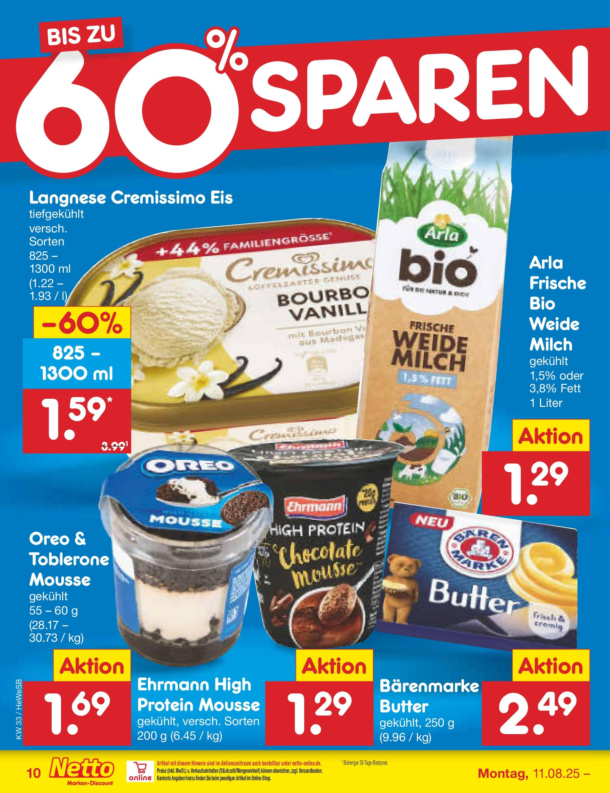 Netto Marken-Discount prospekt Brietlingen (ab 11.08.2025) » Angebote | Seite: 16 | Produkte: Tomaten, Erbsen, Hackfleisch Netto Marken-Discount prospekt Brietlingen (ab 11.08.2025) » Angebote | Seite: 16 | Produkte: Tomaten, Erbsen, Hackfleisch