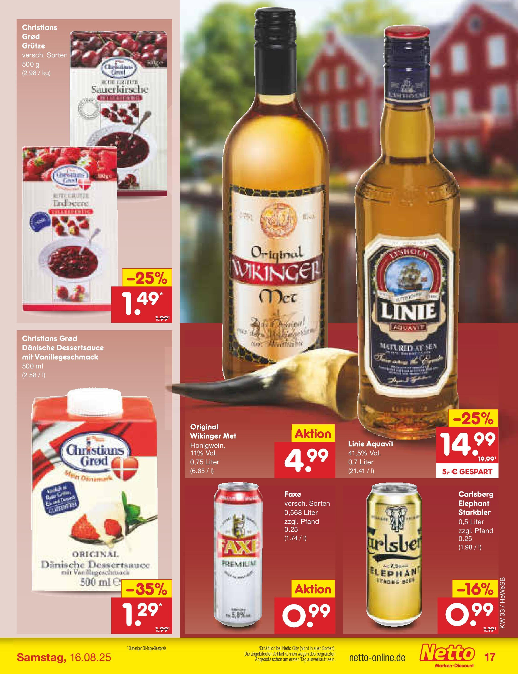 Netto Marken-Discount prospekt Brietlingen (ab 11.08.2025) » Angebote | Seite: 23 | Produkte: Duschgel, Reinigungstücher, Axe, Ente Netto Marken-Discount prospekt Brietlingen (ab 11.08.2025) » Angebote | Seite: 23 | Produkte: Duschgel, Reinigungstücher, Axe, Ente