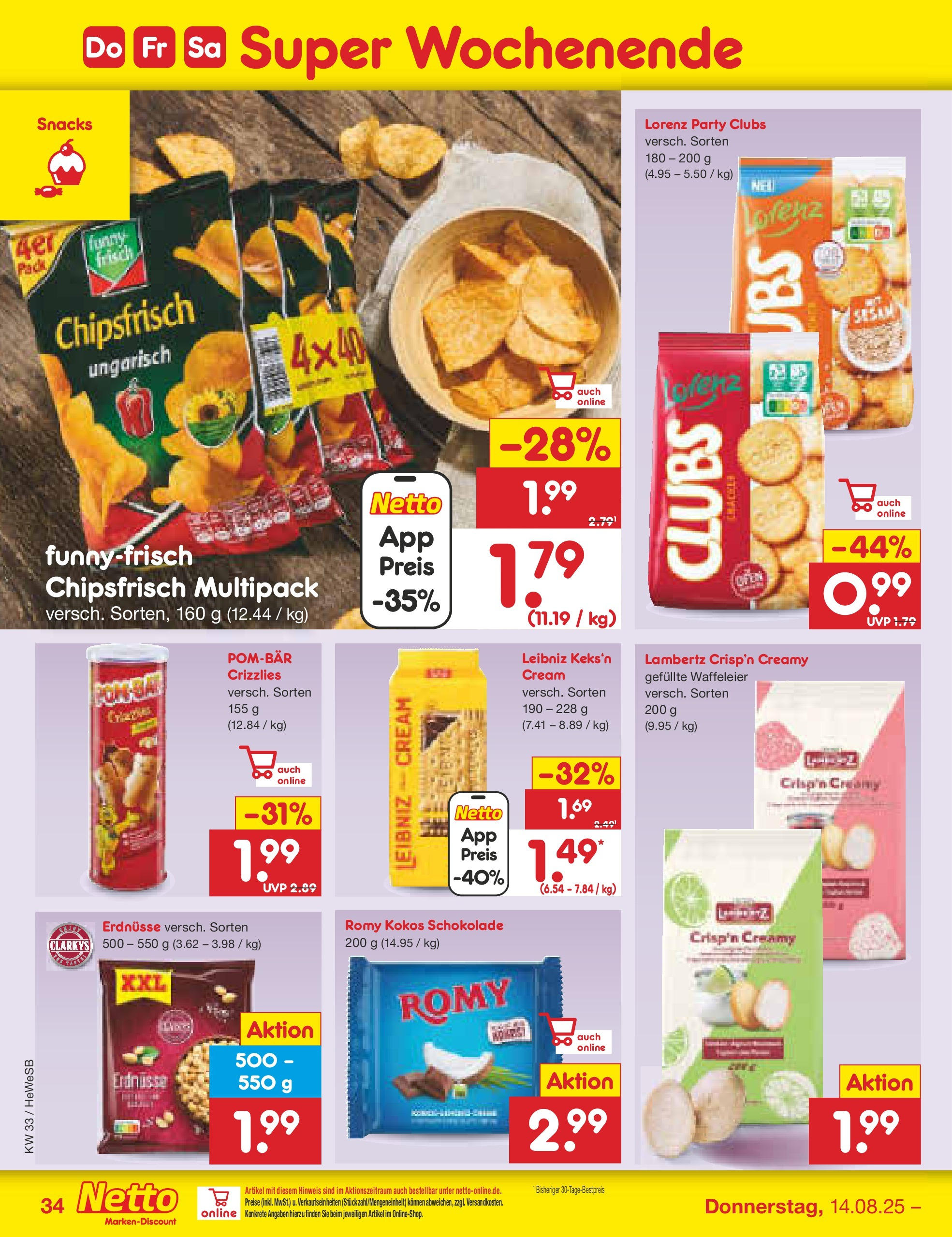 Netto Marken-Discount prospekt Brietlingen (ab 11.08.2025) » Angebote | Seite: 50 | Produkte: Butter, Kräuterbutter, Pudding, Creme Netto Marken-Discount prospekt Brietlingen (ab 11.08.2025) » Angebote | Seite: 50 | Produkte: Butter, Kräuterbutter, Pudding, Creme
