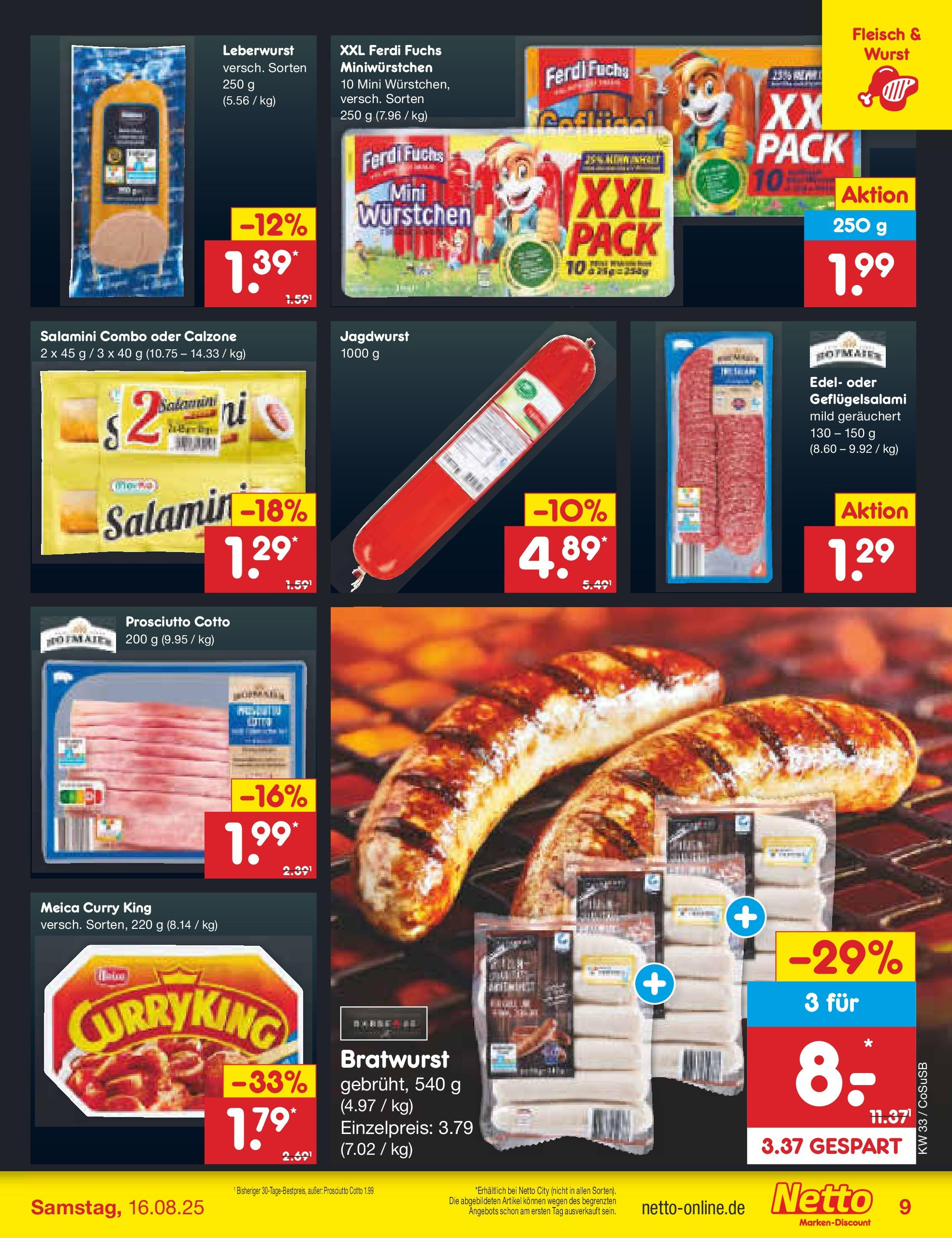 Netto Marken-Discount prospekt Bitterfeld-Wolfen	 (ab 11.08.2025) » Angebote | Seite: 13