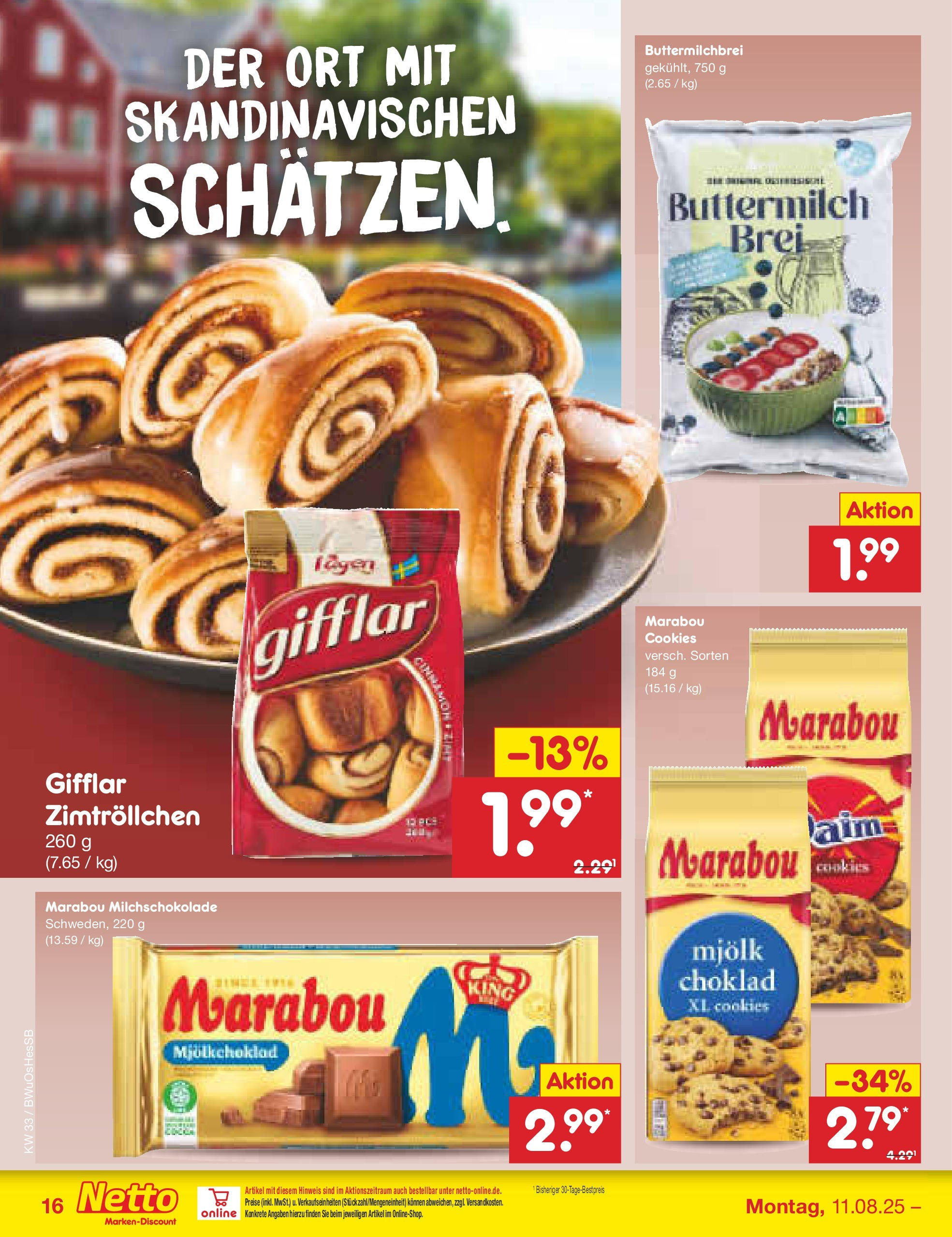 Netto Marken-Discount prospekt Witzenhausen (ab 07.08.2025) » Angebote | Seite: 24 | Produkte: Buttermilch Netto Marken-Discount prospekt Witzenhausen (ab 07.08.2025) » Angebote | Seite: 24 | Produkte: Buttermilch
