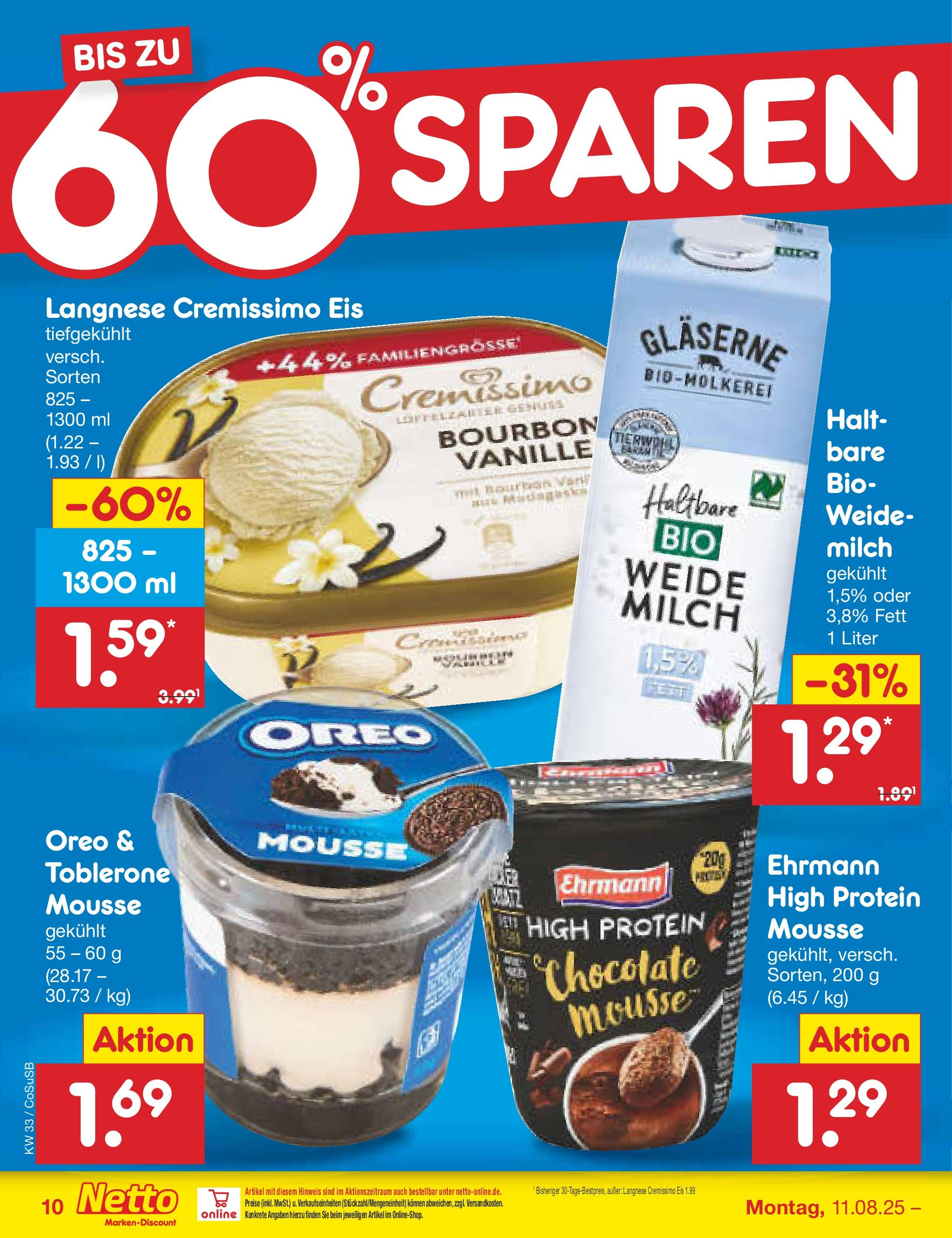 Netto Marken-Discount prospekt Bitterfeld-Wolfen	 (ab 11.08.2025) » Angebote | Seite: 16 | Produkte: Tomaten, Erbsen, Hackfleisch