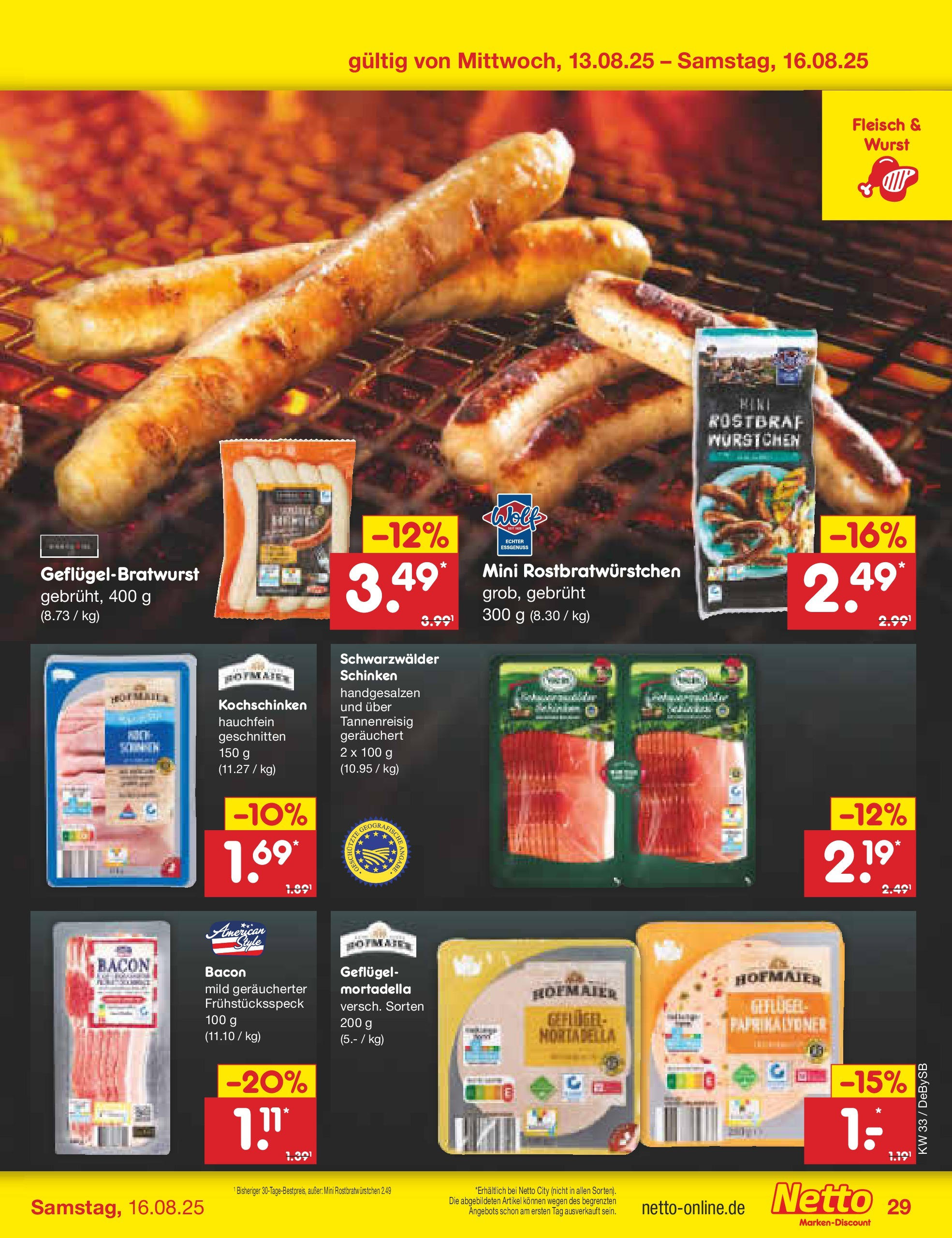 Netto Marken-Discount prospekt Thierhaupten (ab 11.08.2025) » Angebote | Seite: 47 | Produkte: Wurst, Schinken, Fleisch Netto Marken-Discount prospekt Thierhaupten (ab 11.08.2025) » Angebote | Seite: 47 | Produkte: Wurst, Schinken, Fleisch