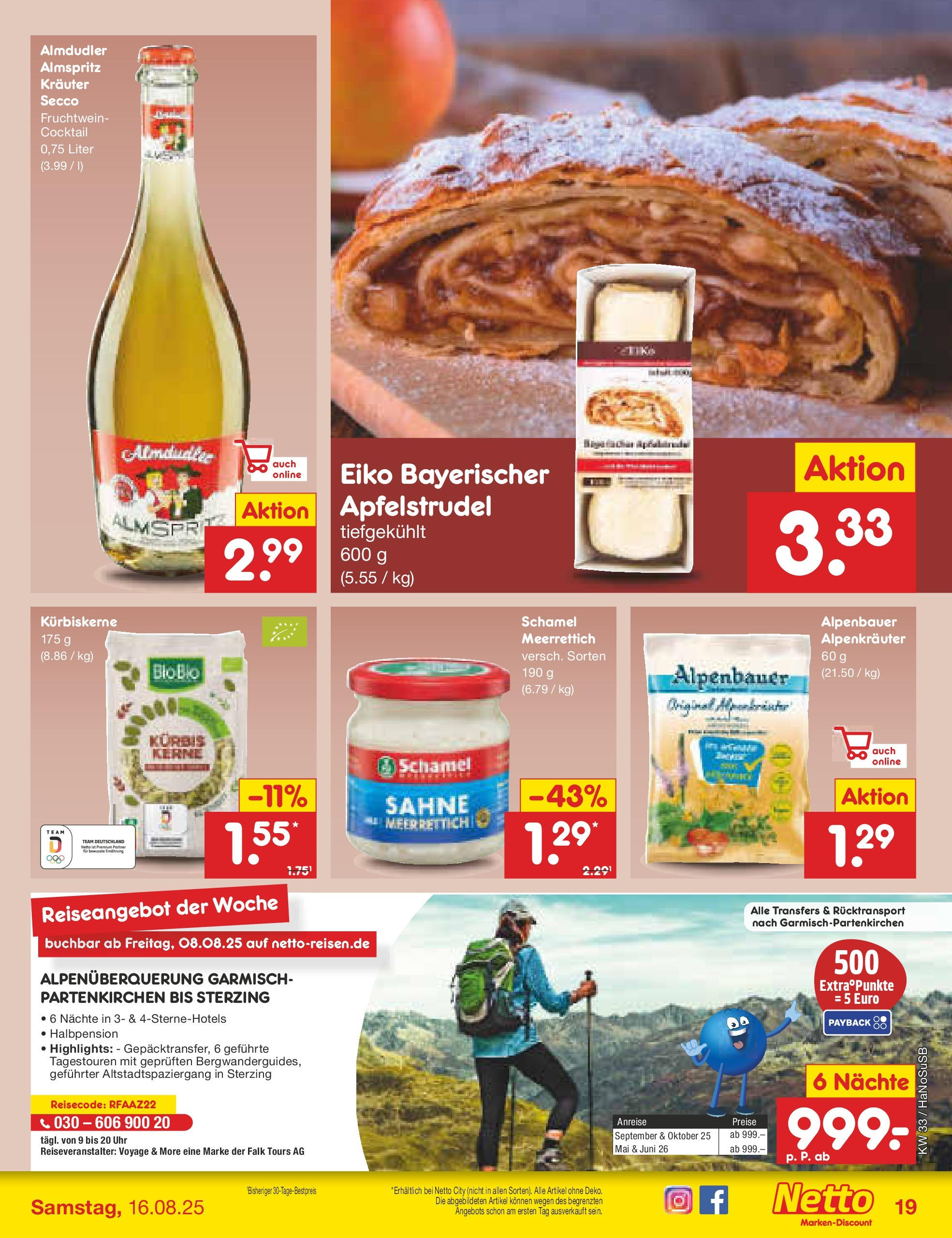 Netto Marken-Discount prospekt Wuppertal (ab 11.08.2025) » Angebote | Seite: 27 | Produkte: Kürbis, Sahne, Uhr Netto Marken-Discount prospekt Wuppertal (ab 11.08.2025) » Angebote | Seite: 27 | Produkte: Kürbis, Sahne, Uhr