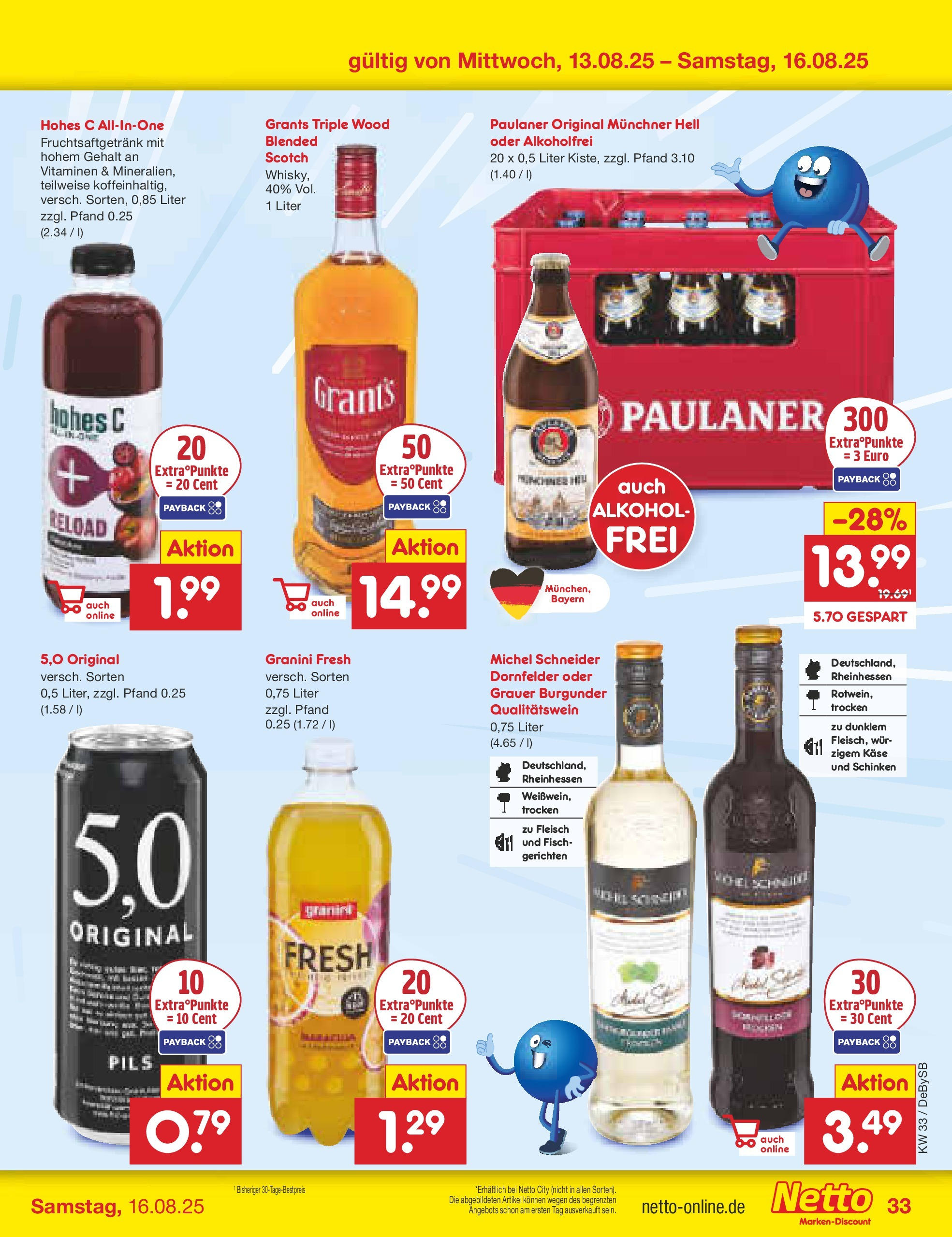 Netto Marken-Discount prospekt Thierhaupten (ab 11.08.2025) » Angebote | Seite: 51 | Produkte: Käse, Pils, Schinken, Fleisch Netto Marken-Discount prospekt Thierhaupten (ab 11.08.2025) » Angebote | Seite: 51 | Produkte: Käse, Pils, Schinken, Fleisch