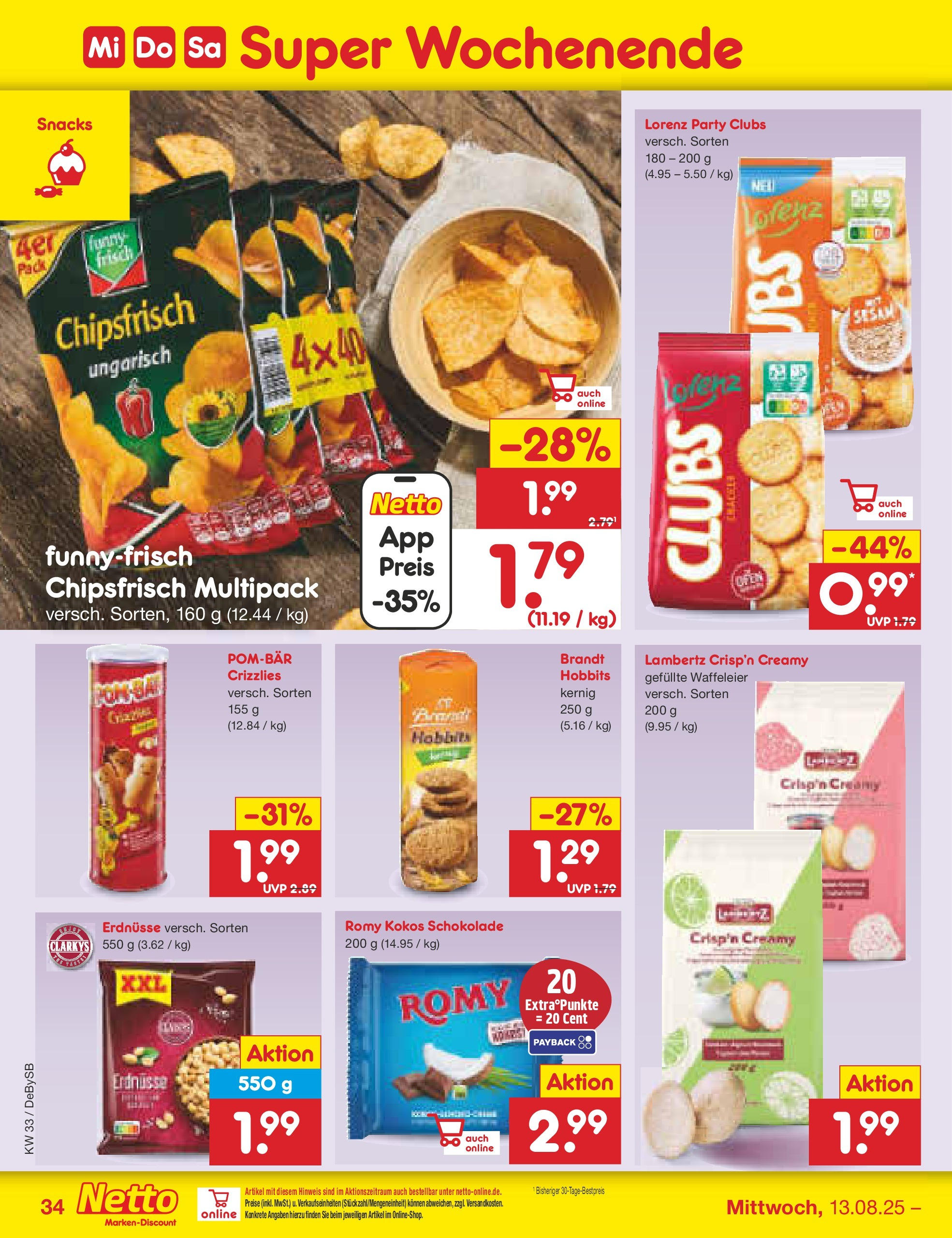 Netto Marken-Discount prospekt Thierhaupten (ab 11.08.2025) » Angebote | Seite: 52 | Produkte: Ofen, Erdnüsse, Schokolade Netto Marken-Discount prospekt Thierhaupten (ab 11.08.2025) » Angebote | Seite: 52 | Produkte: Ofen, Erdnüsse, Schokolade