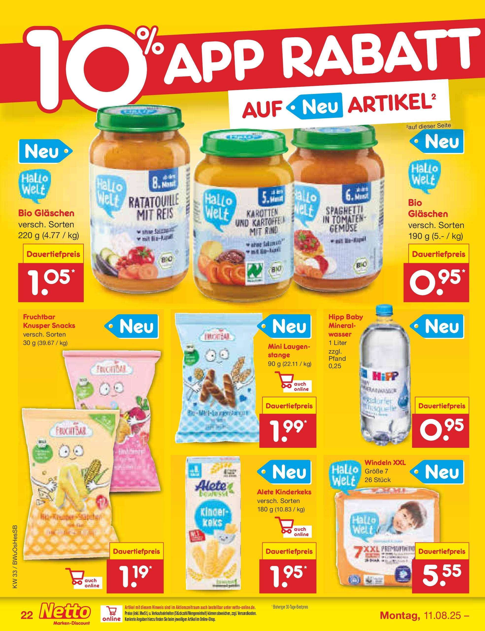 Netto Marken-Discount prospekt Witzenhausen (ab 07.08.2025) » Angebote | Seite: 36 | Produkte: Tomaten, Kartoffeln, Wasser, Gemüse Netto Marken-Discount prospekt Witzenhausen (ab 07.08.2025) » Angebote | Seite: 36 | Produkte: Tomaten, Kartoffeln, Wasser, Gemüse