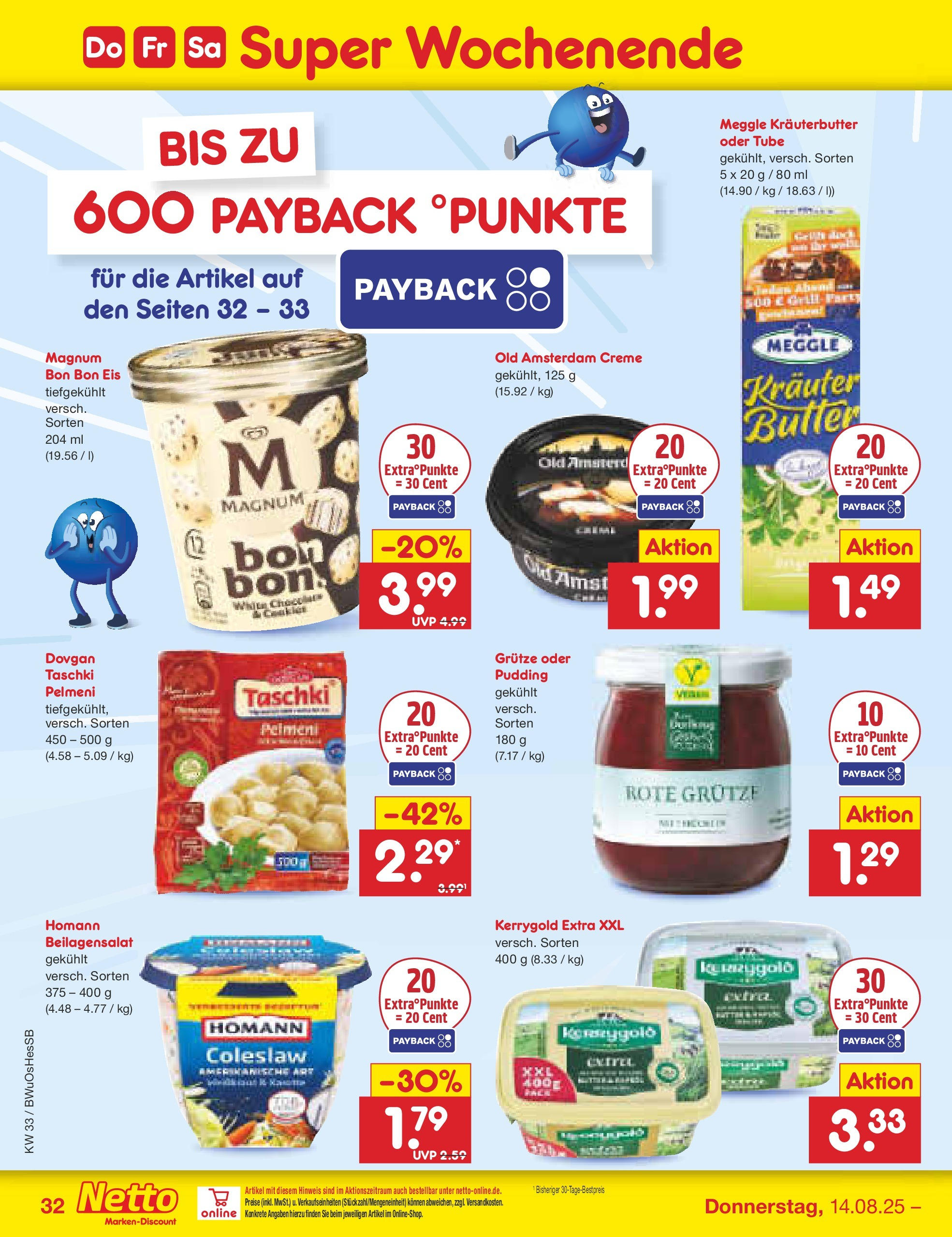 Netto Marken-Discount prospekt Witzenhausen (ab 07.08.2025) » Angebote | Seite: 50 | Produkte: Butter, Pudding, Creme, Eis Netto Marken-Discount prospekt Witzenhausen (ab 07.08.2025) » Angebote | Seite: 50 | Produkte: Butter, Pudding, Creme, Eis
