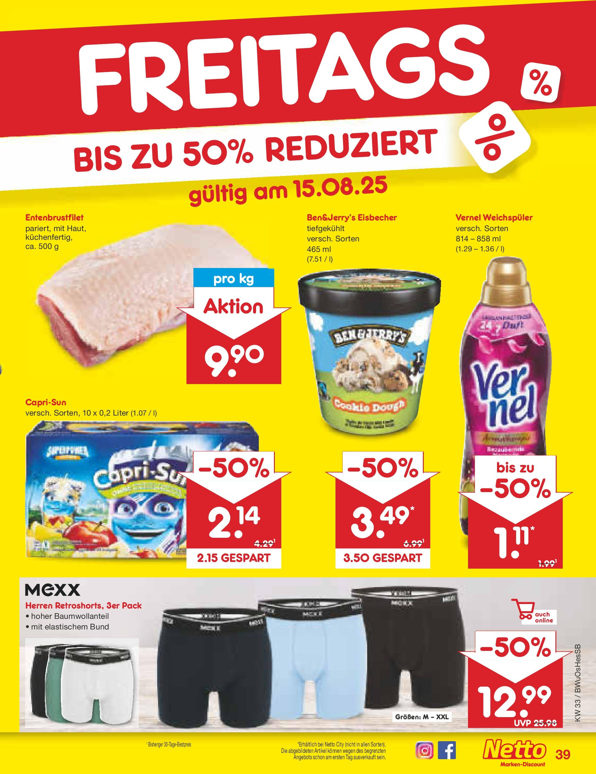 Netto Marken-Discount prospekt Witzenhausen (ab 07.08.2025) » Angebote | Seite: 59 | Produkte: Duft, Weichspüler, Vernel Netto Marken-Discount prospekt Witzenhausen (ab 07.08.2025) » Angebote | Seite: 59 | Produkte: Duft, Weichspüler, Vernel