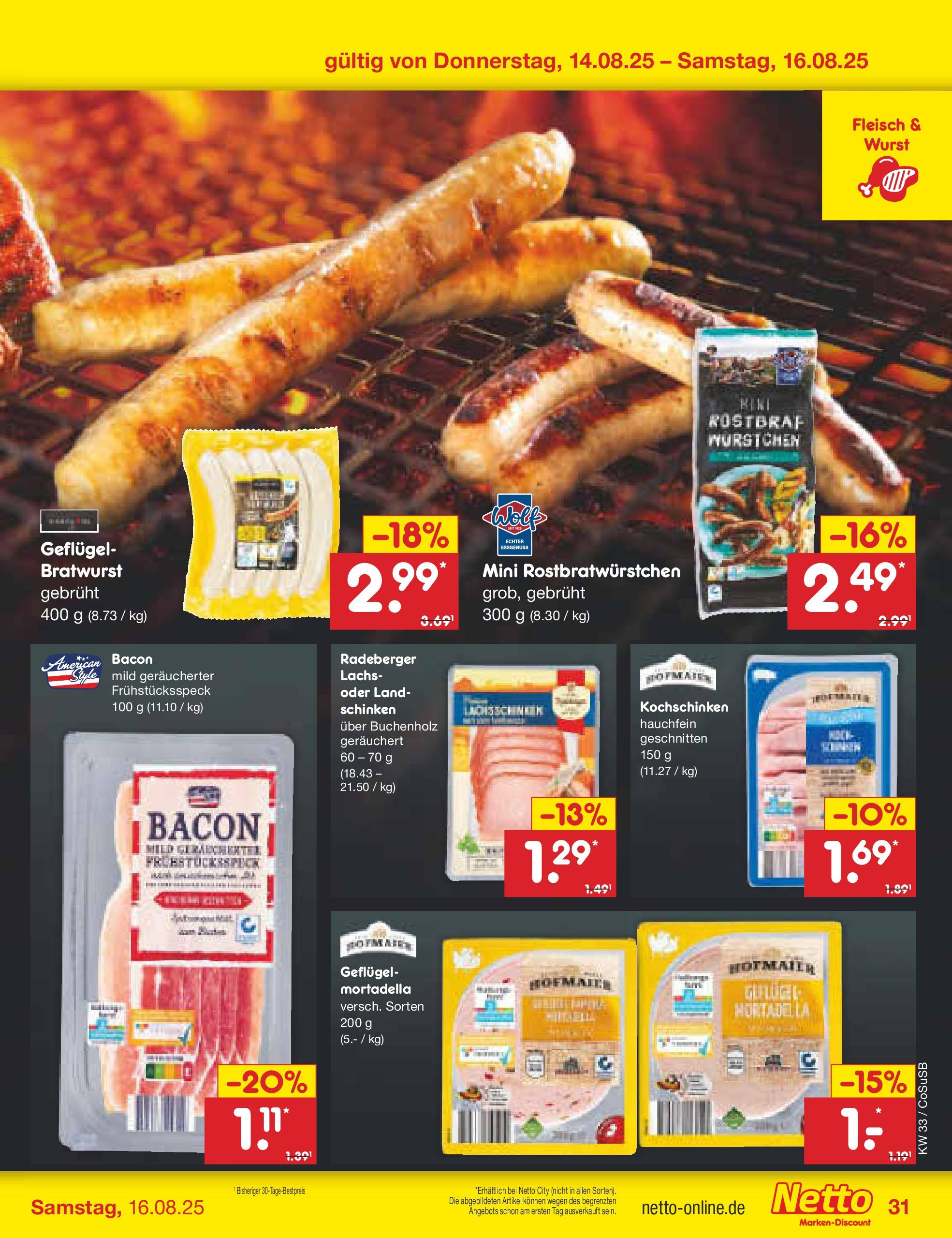 Netto Marken-Discount prospekt Bitterfeld-Wolfen	 (ab 11.08.2025) » Angebote | Seite: 47 | Produkte: Pils, Waschmittel, Arla buko, Hasseröder