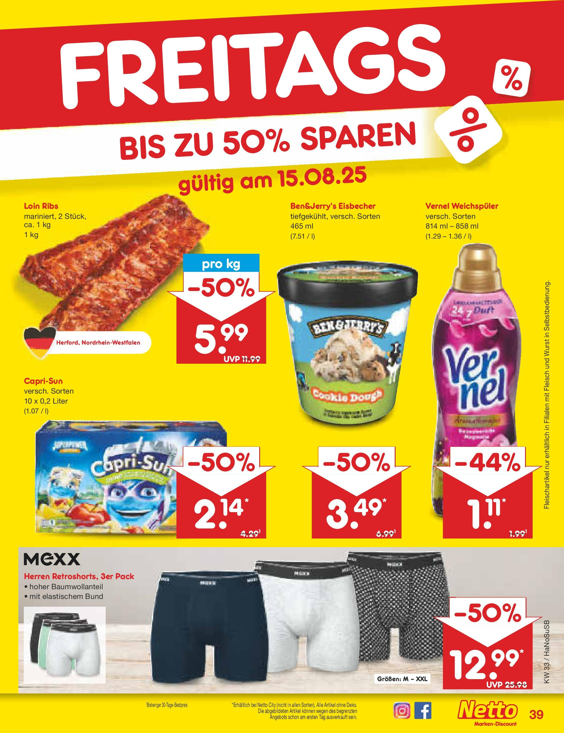 Netto Marken-Discount prospekt Wuppertal (ab 11.08.2025) » Angebote | Seite: 59 | Produkte: Duft, Weichspüler, Wurst, Fleisch Netto Marken-Discount prospekt Wuppertal (ab 11.08.2025) » Angebote | Seite: 59 | Produkte: Duft, Weichspüler, Wurst, Fleisch