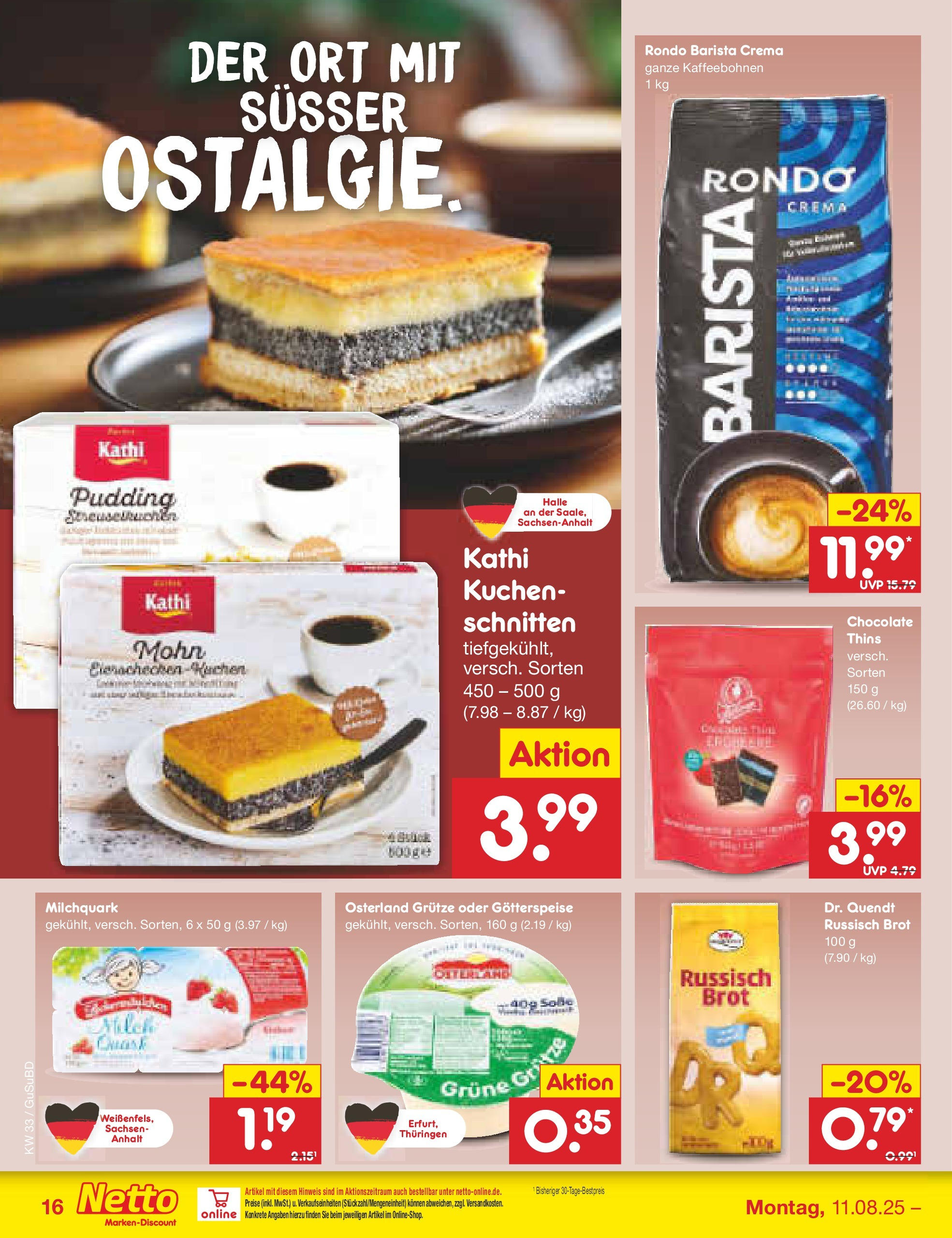 Netto Marken-Discount prospekt Glauchau (ab 07.08.2025) » Angebote | Seite: 24 | Produkte: Pudding, Brot, Kuchen Netto Marken-Discount prospekt Glauchau (ab 07.08.2025) » Angebote | Seite: 24 | Produkte: Pudding, Brot, Kuchen
