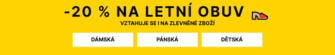 -20 % NA LETNÍ OBUV