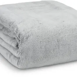 JYSK Pătură fleece KRATTFIOL 200x220 gri