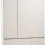 JYSK JYSK Dulap BILLUND 119x193 4 uși 2 sertare travertin/bej