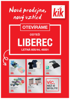 Náhled nabídky: Kik Leták - Liberec platný od 12.08.2025