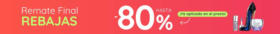 Rebajas Hasta -80%
