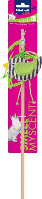 Vitakraft Katzenspielzeug Katzenangel mit Vogel
