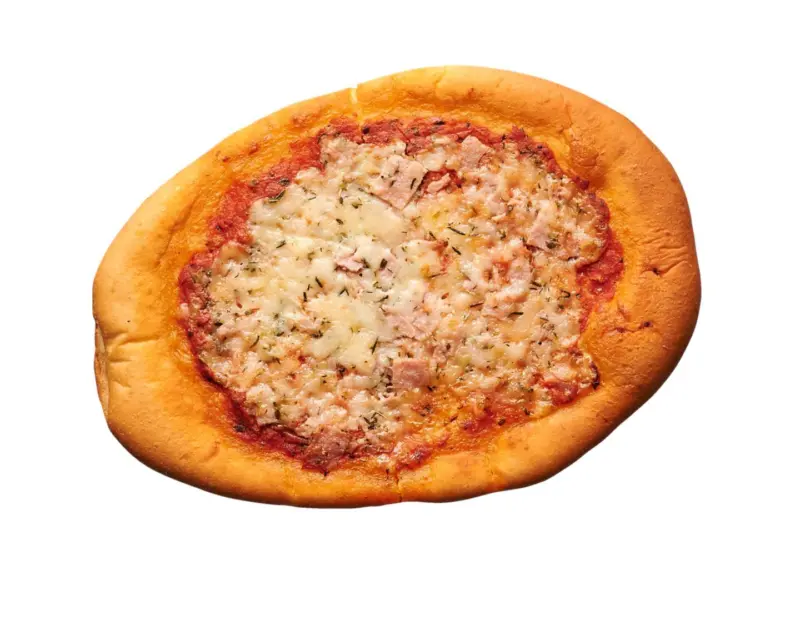 Пица с шунка и моцарела от нашата пекарна