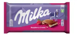 Milka Млечен шоколад малина