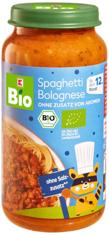 K-Bio Биопюре спагети Болонезе