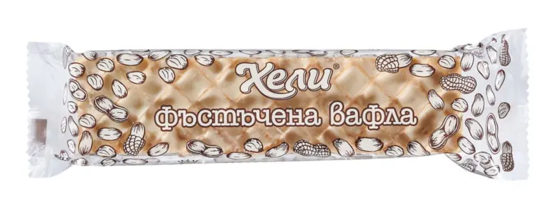 Хели Вафла Ретро фъстъчена