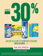Monoprix GUIDE DE RENTREE - au 07.09.2025
