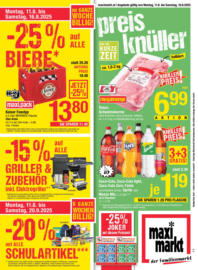 Maximarkt: Flugblatt
