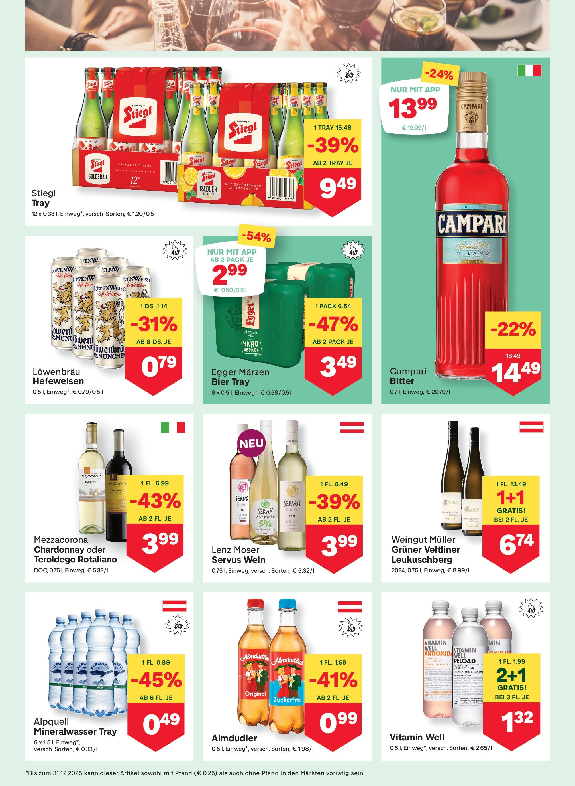 MPREIS Velden von 13.08.2025 - Aktuelle Angebote | Seite: 11 | Produkte: Nauriit, Wein, Bier
