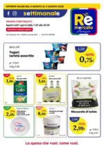 Re Mercato Lucrezia Settimanale - al 11.08.2025