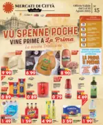 Mercati di Città Vu spenne poche vine prime a la prima - al 16.08.2025