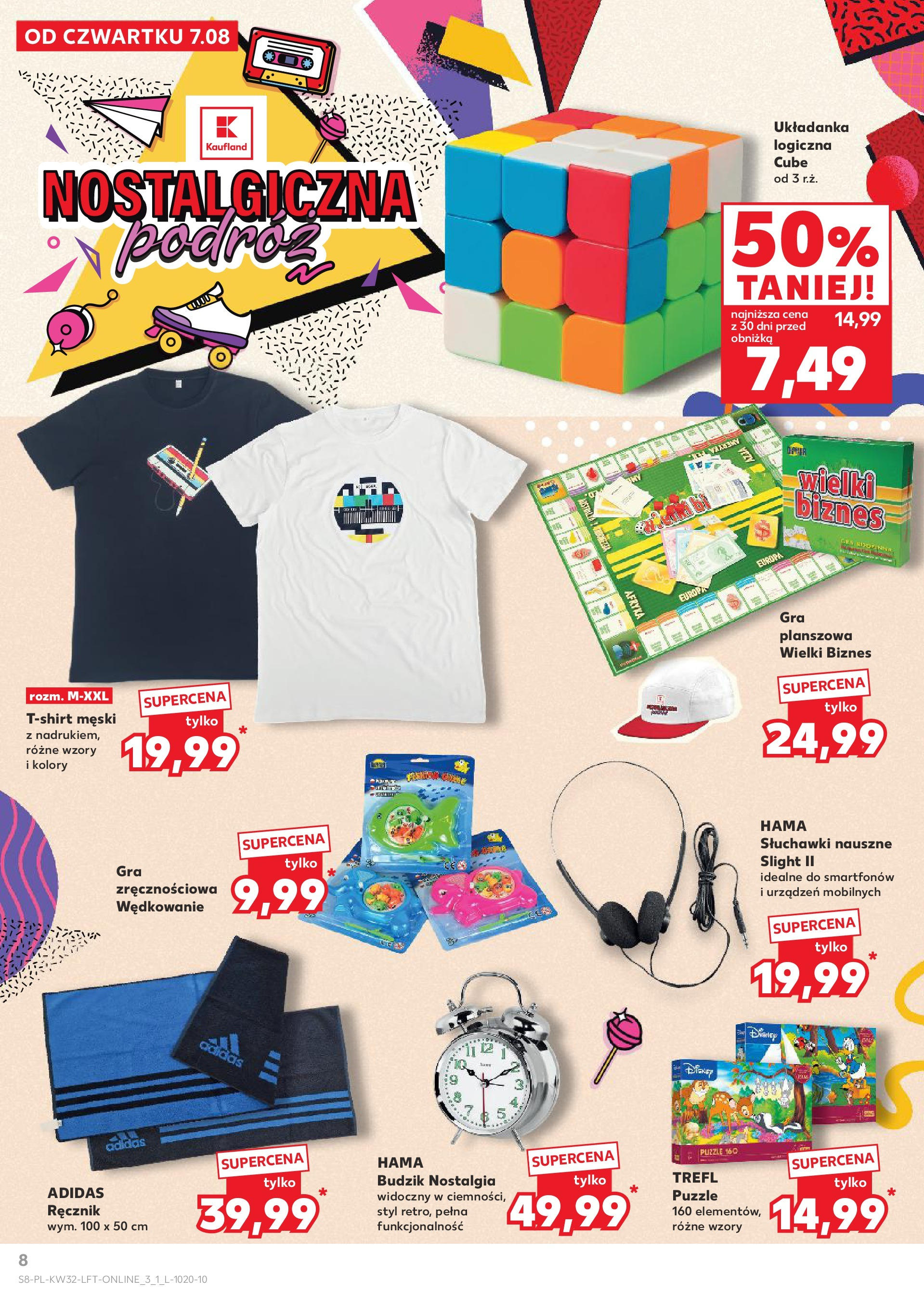 Kaufland gazetka (07.08.2025) - od jutra | Strona: 8 | Produkty: Budzik, Słuchawki Kaufland gazetka od 07.08.2025 - od jutra PDF | Strona: 8 | Produkty: Budzik, Słuchawki