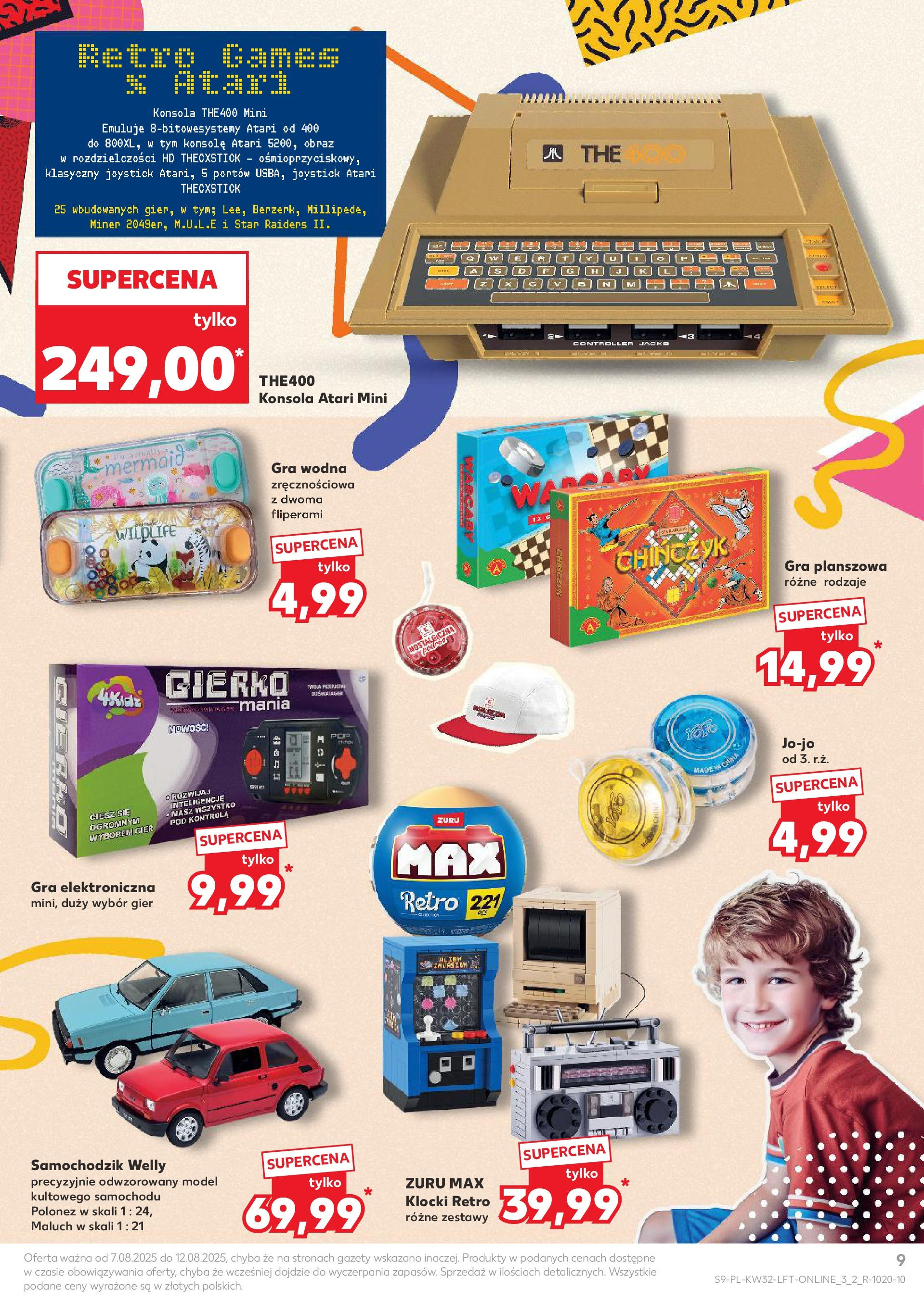 Kaufland gazetka (07.08.2025) - od jutra | Strona: 9 | Produkty: Gra, Konsola Kaufland gazetka od 07.08.2025 - od jutra PDF | Strona: 9 | Produkty: Gra, Konsola